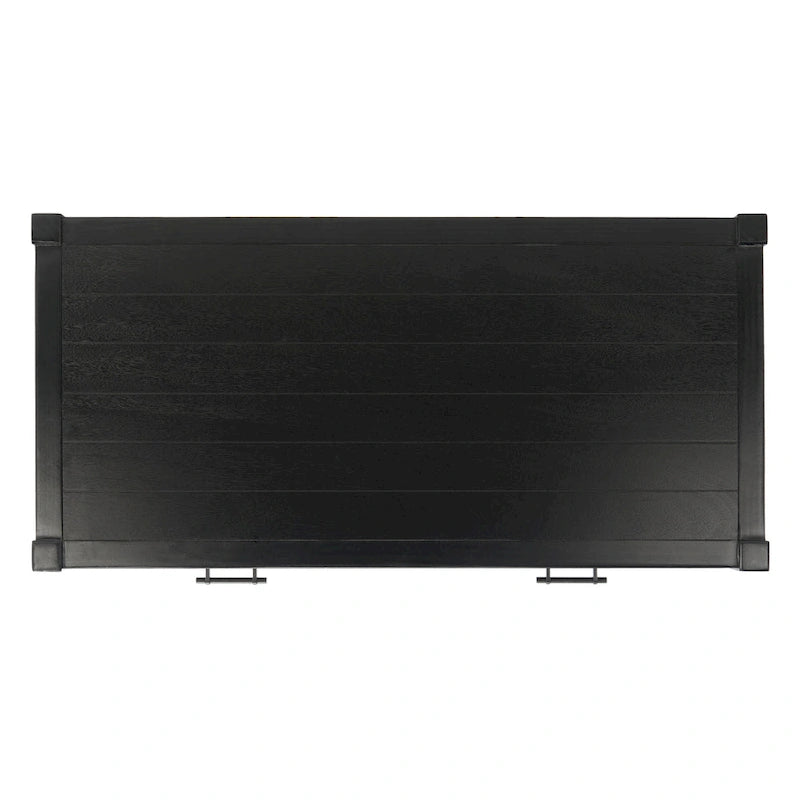 Traditional carved writing desk with 2 drawers and an open frame design, suitable for a home office.