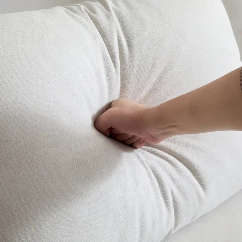 Modern Modular Sectional Sofa with Reversible Chaise & Ottoman, Upholstered Fabric & Solid Wood Frame, Easy Assembly