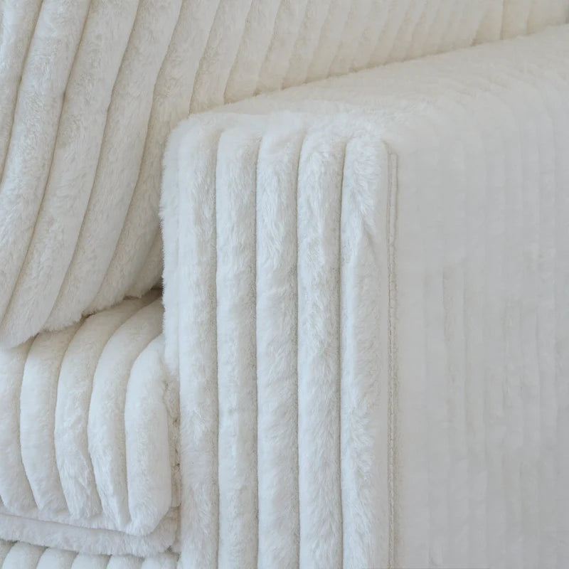 Modular Sectional Sofa with Removable Covers, Supports 400 lbs per Seat, Plush Fabric & Pine Frame