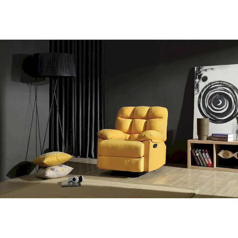 Cindy Fabric Upholstery Reclining Chair - 37L x 39W x 38H