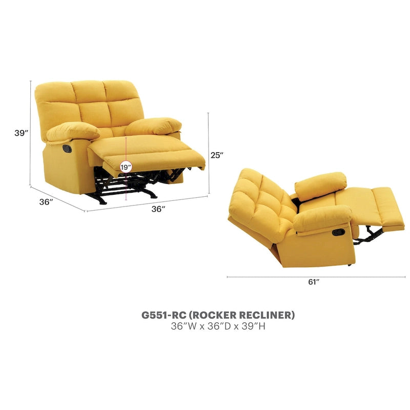 Compact Rocking Recliner