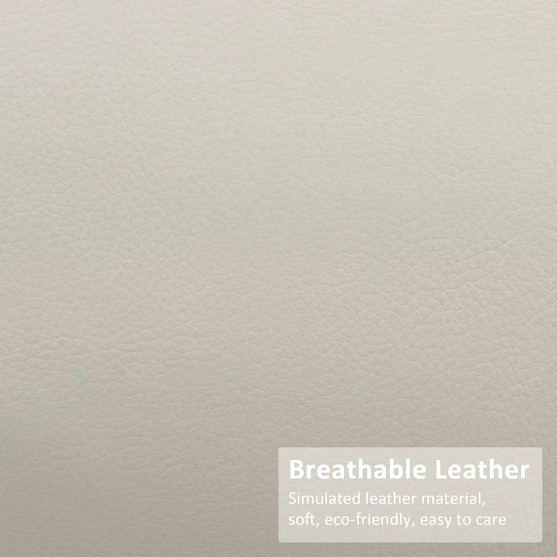 Power Lift Recliner Chair with Vibration Massage & Heat, Extendable Footrest, Supports 320 lbs, Breathable Leather