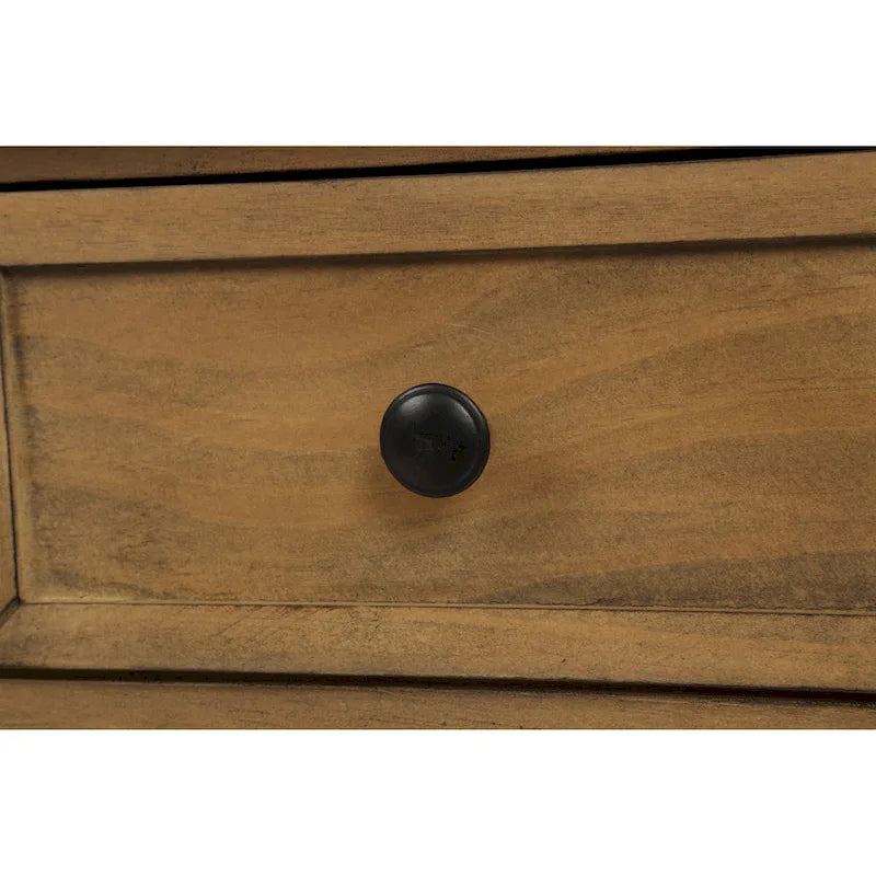 Console Table Sofa Table Easy Assembly with Two Storage Drawers and Bottom Shelf for Living Room, Entryway