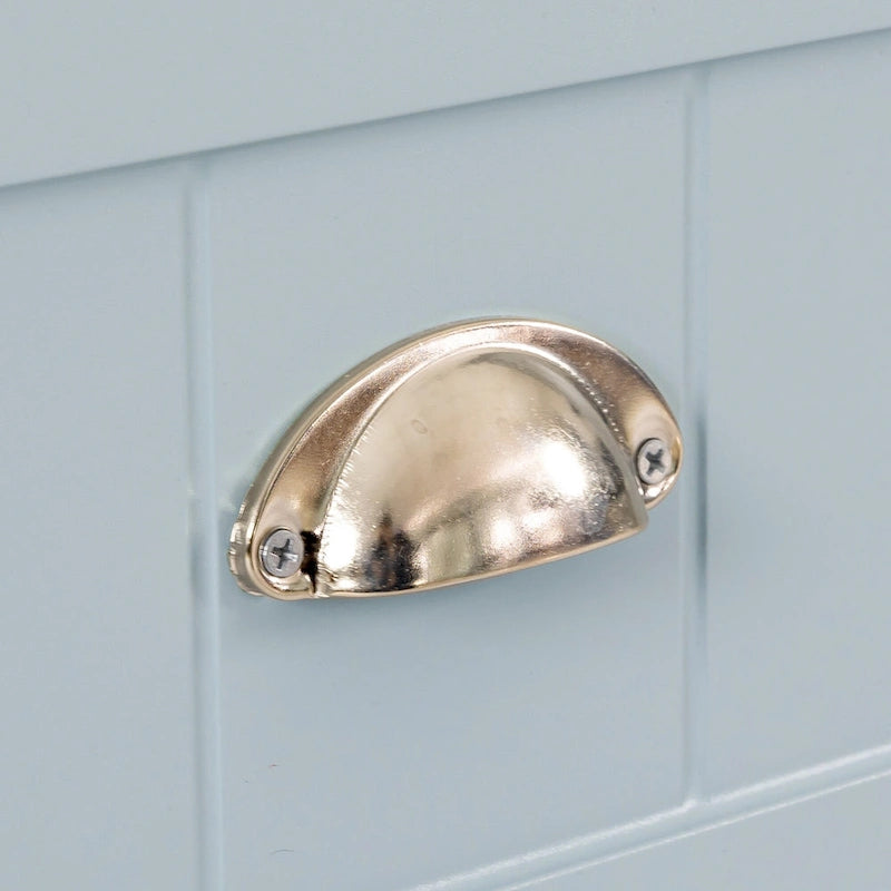 Modern Drawer Dresser for Bedroom,Chest of Dressers with Solid Wood Frame Retro Buffet Sideboard with Shell Handle