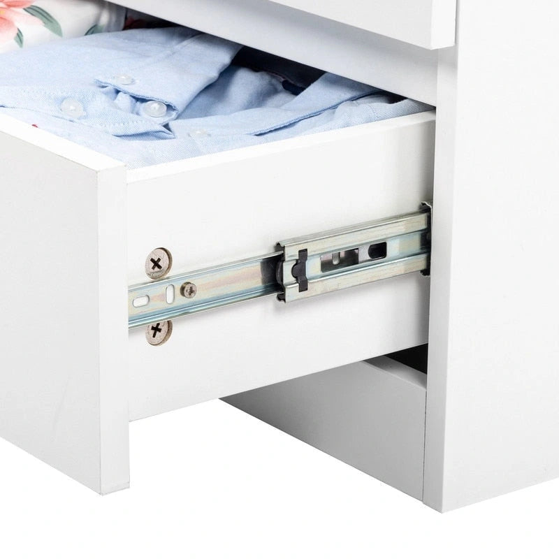 4-Drawer Storage Dresser with Spacious Top Surface for Bedroom, Living Room & Entryway Organization