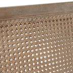 Natural cotton and linen two-seater sofa