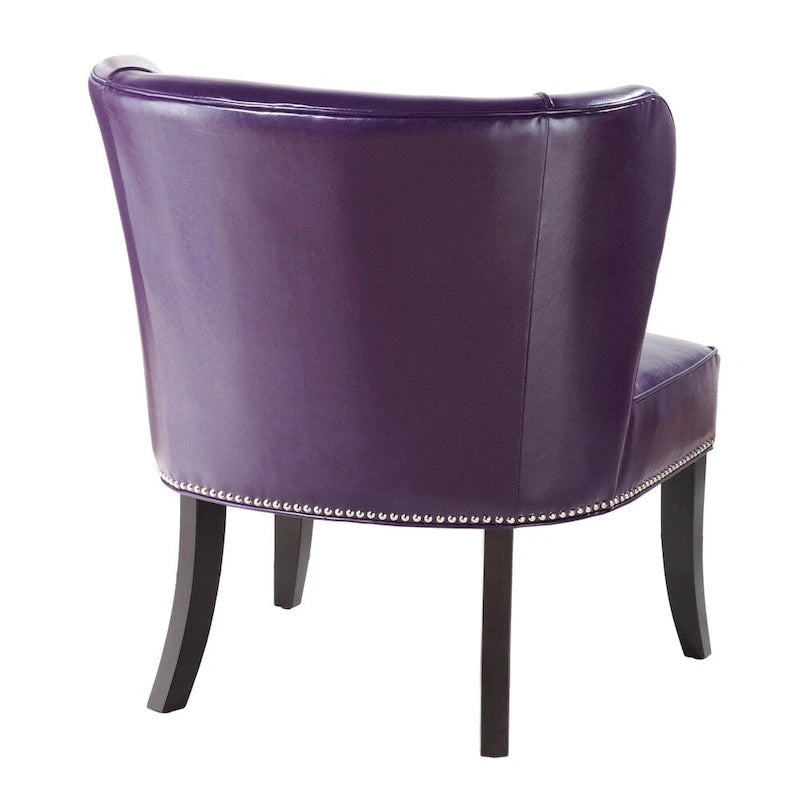 Purple Armless Leisure Chair