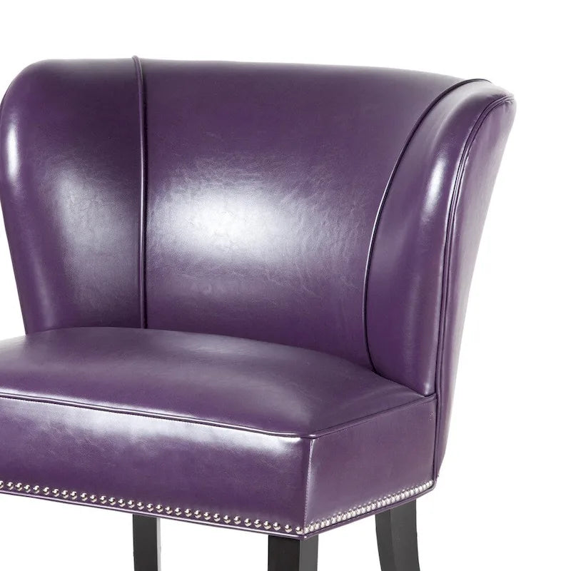 Purple Armless Leisure Chair