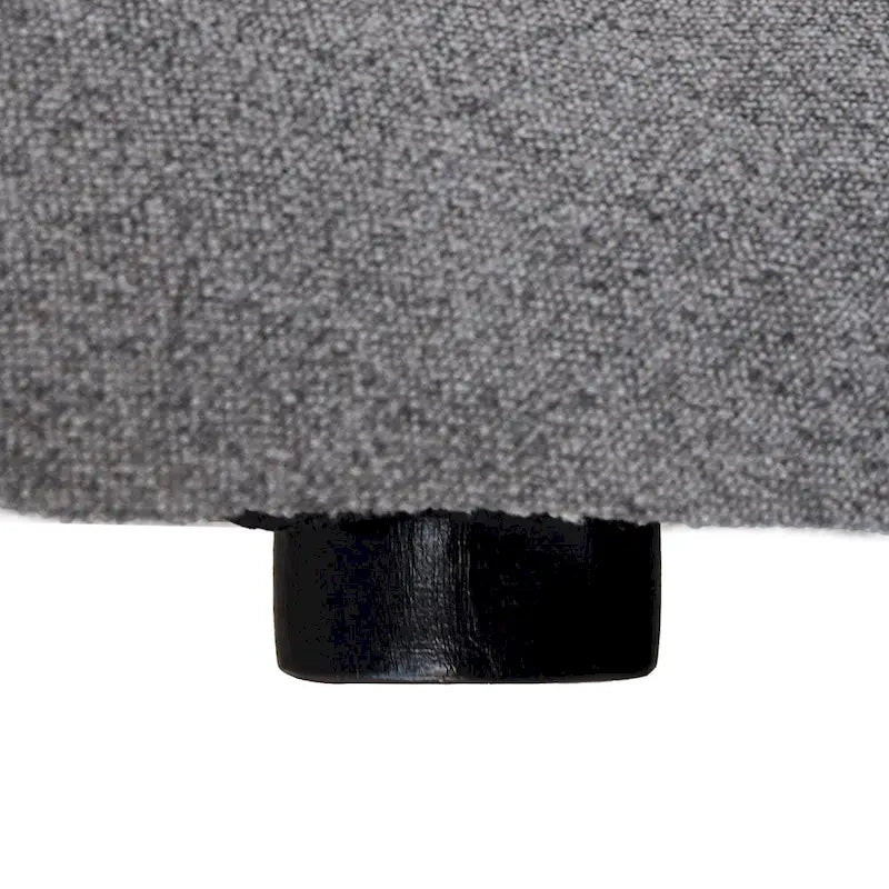 U-shape Linen Upholstered Sectional Sofa Multiple Cushions Modular Couch