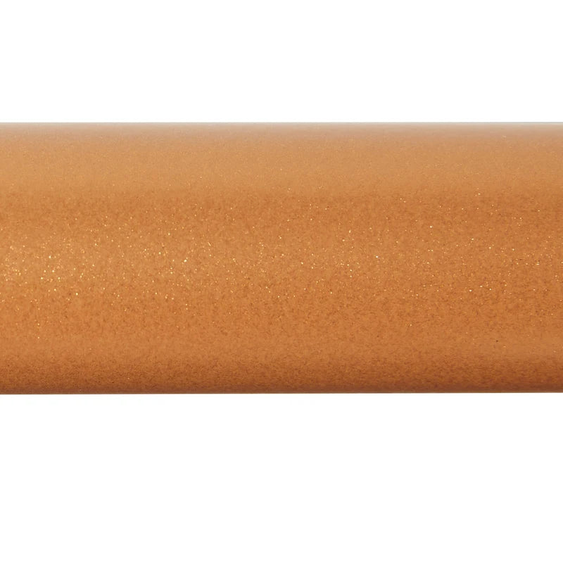 Two-Tone Copper & Black Iron Dining Chairs with Metal Armrests & Fabric Seats, Mid-Century Modern Style, Set of 2