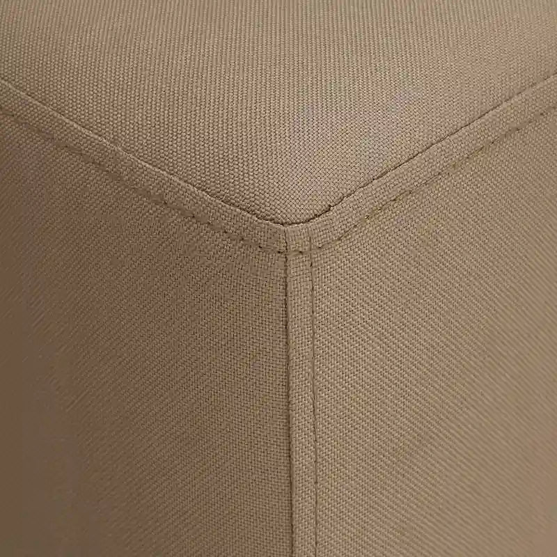 A convertible sofa bed, combined with "hidden storage" and an "L-shaped design," demonstrates its versatility.