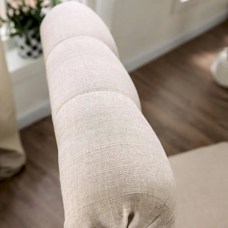 5-Piece Dining Set with Marble Tabletop & Upholstered Chairs, Country Style, 48" Table, 250 lb Chair Capacity