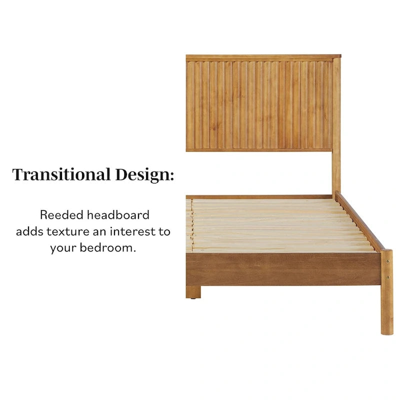 Middlebrook Designs Transitional Solid Wood Queen Bed