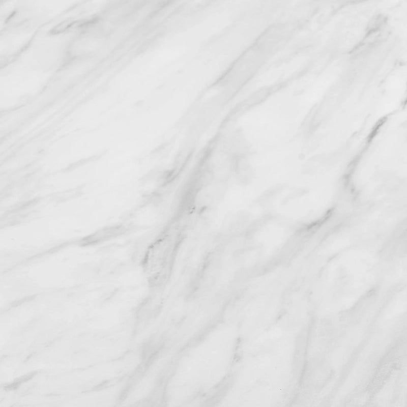 Kitchen Island with White Faux Marble Top, 2 Cabinets & 4 Drawers, Brushed Gold Hardware, 100 lbs Capacity