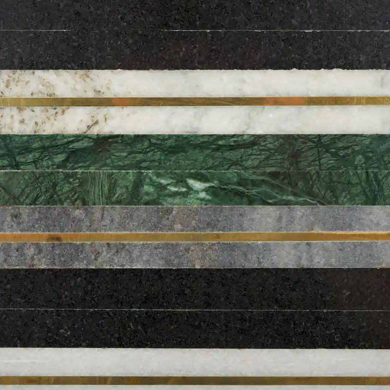 Marble Top Side Table (Fully Assembled) - 19.5 In. W x 13.5 In. D x 20.5 In. H - 20Wx14Dx21H