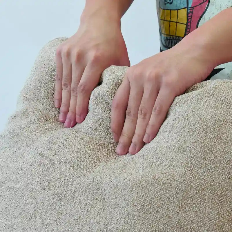 Modular Linen Sectional Sofa, L-Shape with Removable Covers & Down Cushions, Seats 5, 330 lbs Capacity