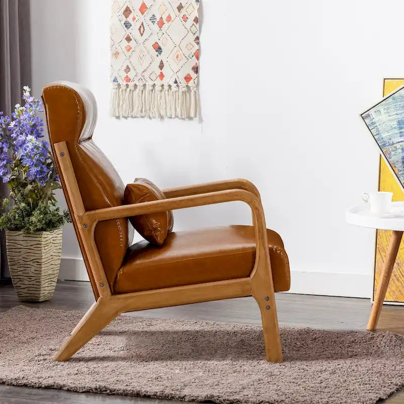 Linen uphoLstered Casual Chair