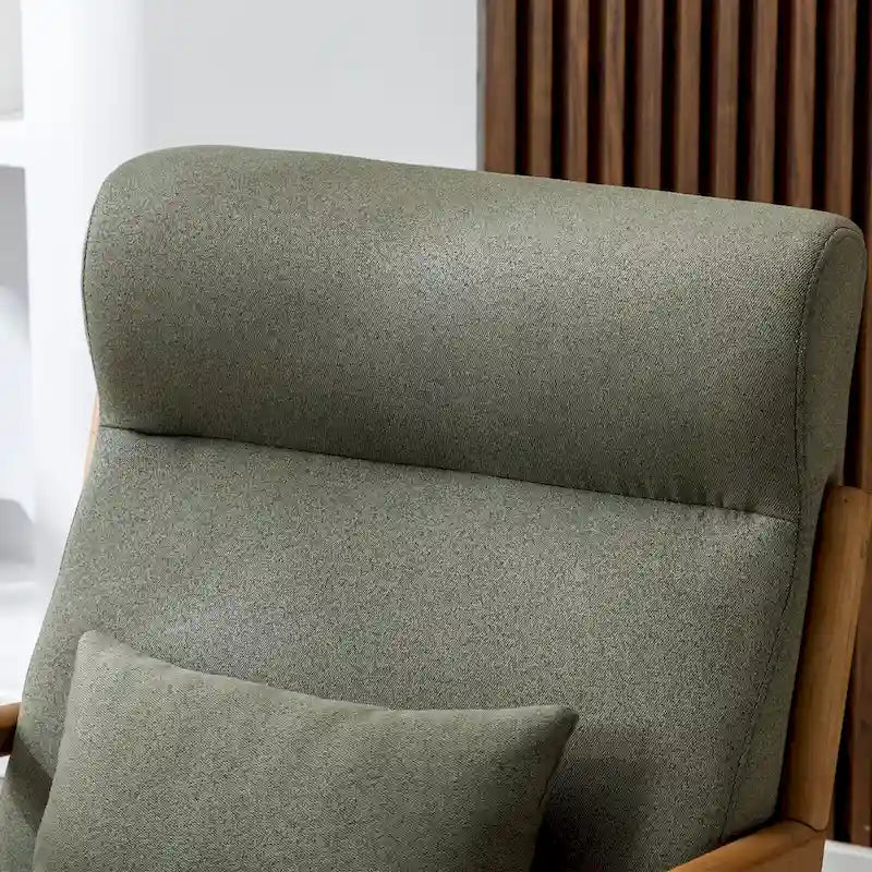 Linen uphoLstered Casual Chair