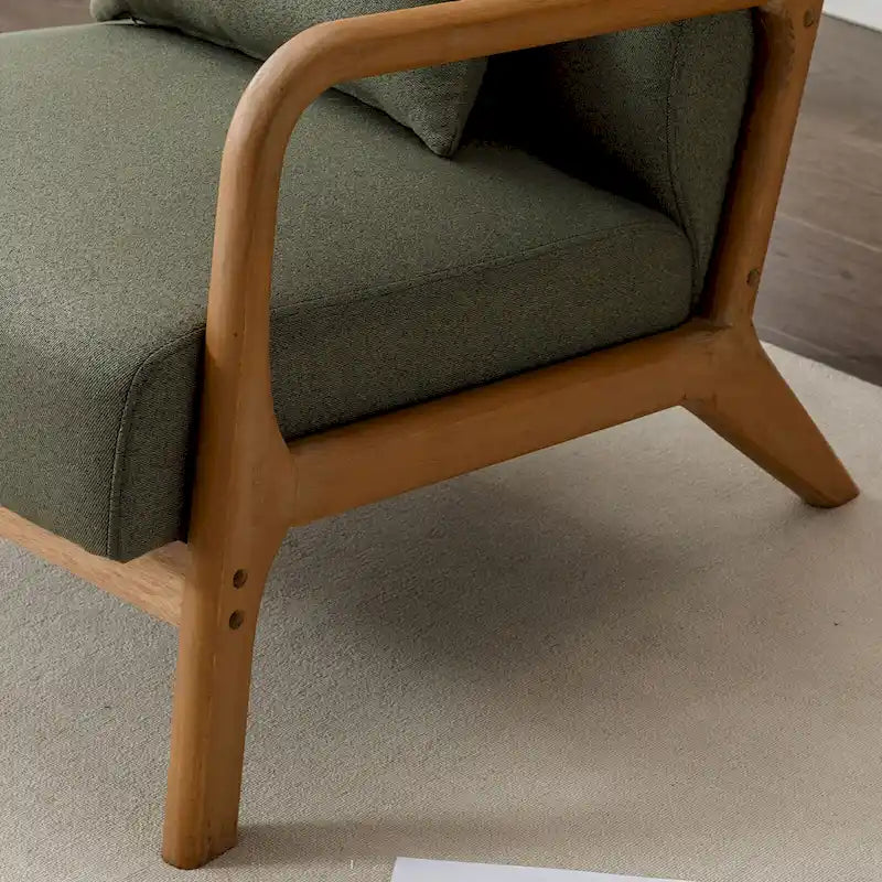 Linen uphoLstered Casual Chair