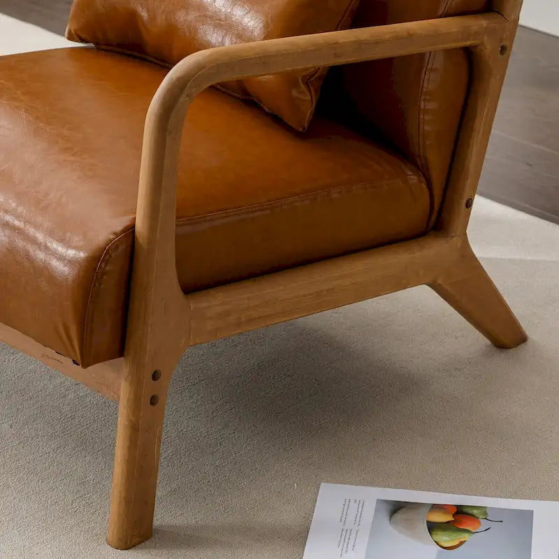 Linen uphoLstered Casual Chair