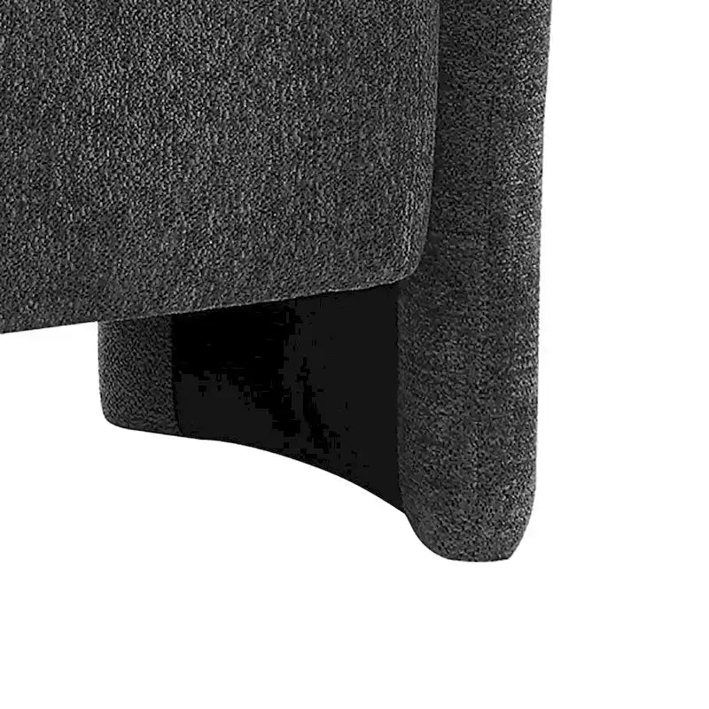 Minimalist Stylish Chenille Fabric Upholstered Storage Bench