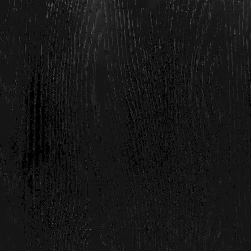 Classic Black Dining Chair, Solid Oak Frame with Windsor Back & Tapered Legs, 19"W Seat