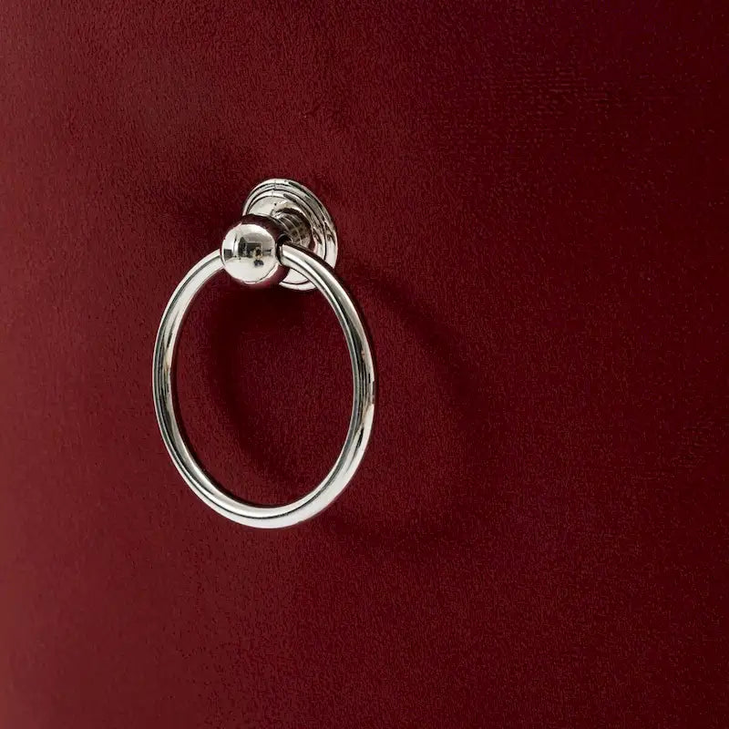 Set of 2 Transitional Accent Chairs with PU Leather Seat & Velvet Back, Nailhead Trim, Supports 300 lbs