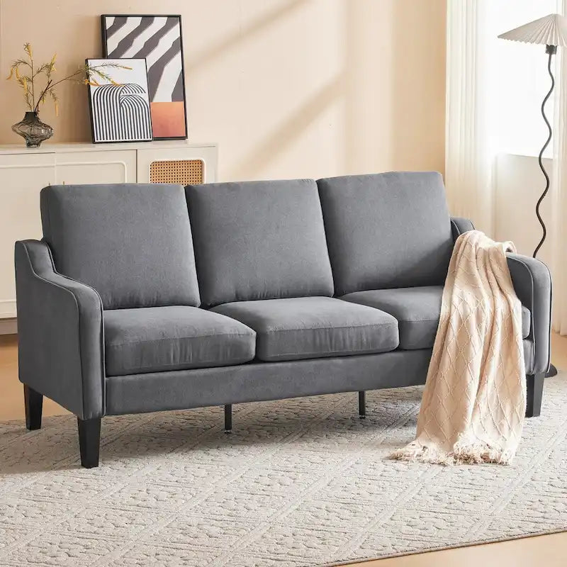 Modern 3-Seater Sofa with 115° Recline, Removable Washable Covers & 700 lb Weight Capacity