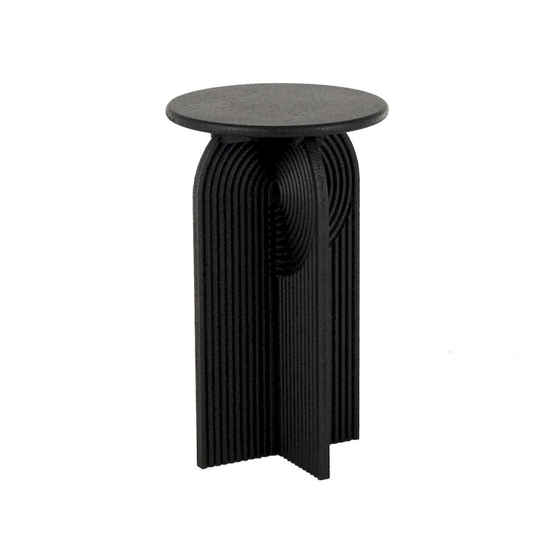 Black velvet upholstered platform bed with button-tufted headboard, featuring a low-profile modern design, available in King/Queen sizes.