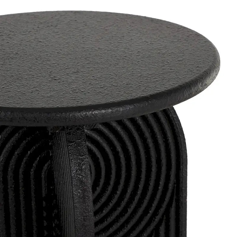 Black velvet upholstered platform bed with button-tufted headboard, featuring a low-profile modern design, available in King/Queen sizes.