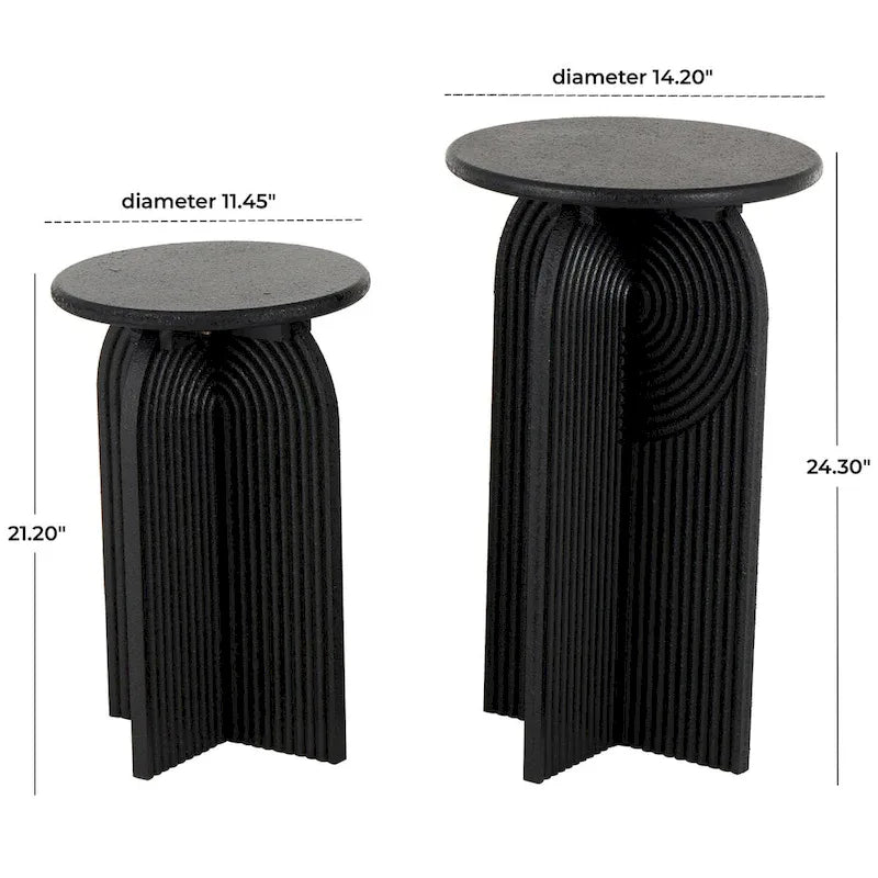 Black velvet upholstered platform bed with button-tufted headboard, featuring a low-profile modern design, available in King/Queen sizes.